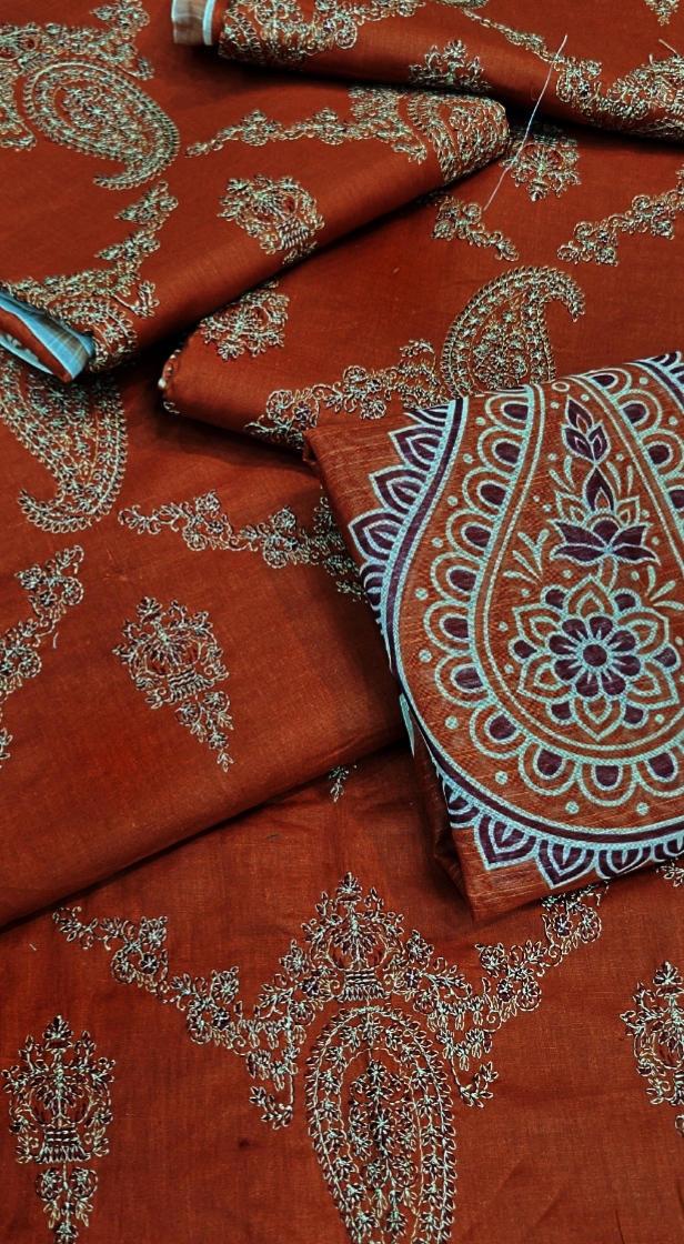 Oplus_16908288 Bareeze 3Pcs Lawn Article - Image 1