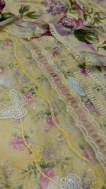 Maria B 3Pcs Butterfly Design - Image 4