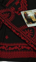 Libaas 3pcs Lawn Article In Black Color - Image 3