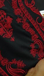 Libaas 3pcs Lawn Article In Black Color