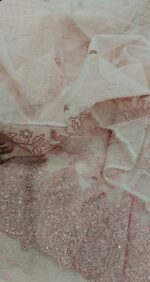 Khadi Net Pink Color 2pcs Article - Image 4