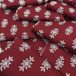 Bareeze 3pcs Lawn Article In Red Color