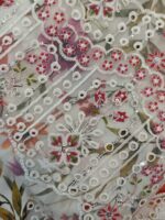 Luxury 3Pcs Lawn Article In White Cololr - Image 4