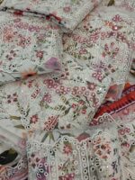 Luxury 3Pcs Lawn Article In White Cololr - Image 2