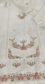 Khadi Net White Color 2pcs Article