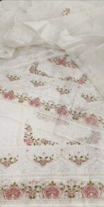 Khadi Net White Color 2pcs Article - Image 3