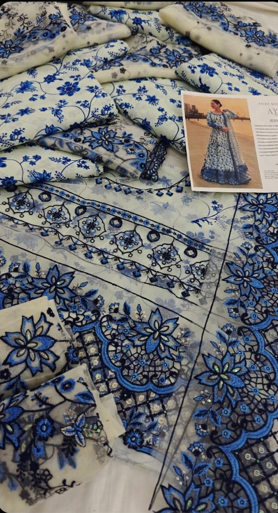 Oplus_16908288 Maria B 3pcs Hania Amir Viral - Image 1