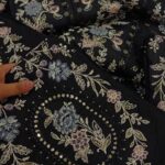 Maria B 3pcs Lawn Collection In Black Color