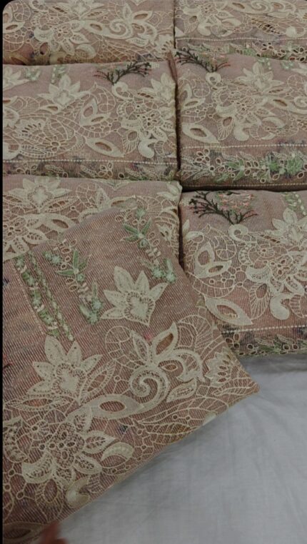 Khadi Net 2pcs In Pink New Article