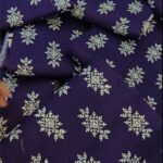 Bareeze 3pcs Lawn Article In Purple Color