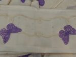 Maria B Butterfly Design 2Pcs Article in Fresh White Color - Image 2