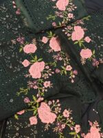 Bareeze 2Pcs Article With Heavy EMB In Bottle green color - Image 3