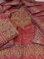 Bareeze 2Pcs Article With Heavy EMB In Pink Color