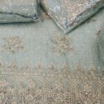 Khadi Net New Collection With Sky Color