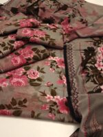 AL KARAM 3PCS DRESS With Grey Color - Image 3