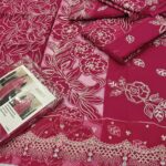 Maria B 2pcs New Lawn Article In shoking Pink Color