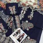 Maria B 3Pcs Lawn New Collection in blue color