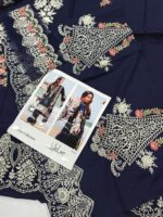 Maria B 3Pcs Lawn New Collection in blue color - Image 5